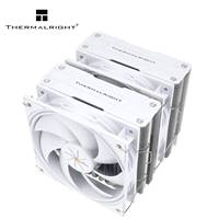 Dispenseur de chaleur en cuivre et en aluminium Thermalright PA120 blanc V3 double refroidissement pour refroidisseur d'air CPU