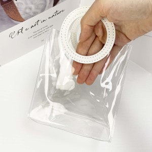 Transparent PVC <b>Tote</b> Bags, Cosmetic Gift Bags, Packaging Carry Bags - Product Image 3