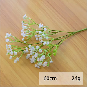 Flores Artificiales en Maceta, Planta Artificial de Interior con Ramas de Baby's Breath, Decoración de Pared Verde, Flor Artificial para Mesa - Product Image 3