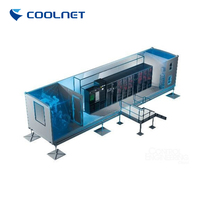 Centre de données en conteneur personnalisé 20 pieds/40 pieds, rack de serveur 42U, centre de données modulaire extérieur, système de refroidissement et d'alimentation sans interruption tout-en-un