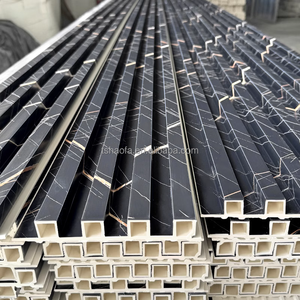 Revestimiento <span class=keywords><strong>de</strong></span> Pared Interior <span class=keywords><strong>de</strong></span> <span class=keywords><strong>PVC</strong></span> Acanalado, Panel <span class=keywords><strong>de</strong></span> Revestimiento <span class=keywords><strong>de</strong></span> Pared WPC, Decoración Interior Impermeable, Madera Plástica Compuesta <span class=keywords><strong>para</strong></span> Exteriores - Product Image 1