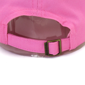 Pink Cotton Baseball Cap With Floral Trim Sunscreen Duckbill Hat For Kids And Adults Unisex Outdoor Wear - Product Image 4