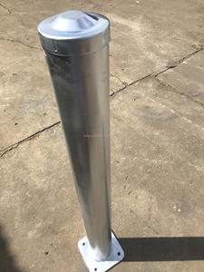 أنابيب فولاذية مثبتة على السطح ، حاجز أمان من الصلب المجلفن ، مربط الحبال ، مربط وقوف السيارات - Product Image 5