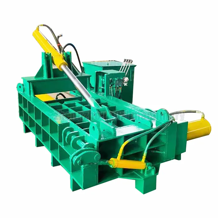 Zhengzhou Auto Waste Metal Baler Scrap Aluminium Can Compress Machine Horizontal Scrap Metal Balers