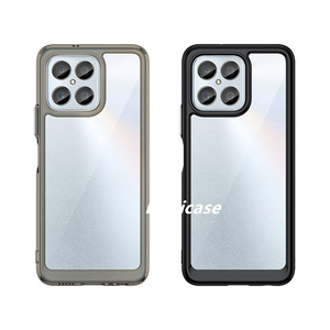 Coque acrylique transparente à cadre coloré de luxe Lichicase pour Honor X8 couverture rigide de Protection complète - Product Image 5