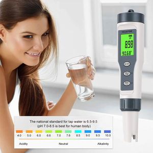 Medidor de <span class=keywords><strong>PH</strong></span> digital 10 en 1 Agua, H2/TDS/EC/<span class=keywords><strong>PH</strong></span>/SALT/<span class=keywords><strong>S</strong></span>.G/ORP/TEMP/Res. M/Probador de monitor de Calidad de Agua fértil JQ006 - Product Image 3