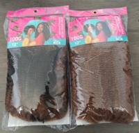 Vente en gros usine – Cheveux synthétiques afro crépus de 12 pouces, 100g, en vrac pour dreadlocks, tresses au crochet et extensions de cheveux afro torsadés