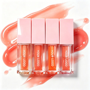 Huile à lèvres repulpante vegan hydratante effet brillant vitamine E soin des lèvres personnalisable avec logo - Product Image 3