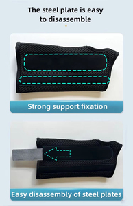 دعامة معصم قابلة للتعديل مع مقبض ضغط، جبيرة طبية لدعم المعصم والساعد للتأهيل الرياضي - Product Image 3