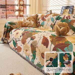 ชุดโซฟารวมทุกอย่างลายการ์ตูนสไตล์จีนแบบใหม่รวมทุกอย่างผ้าคลุมสี่ฤดูโซฟาผ้าสำหรับห้องประชุมฤดูหนาว - Product Image 2