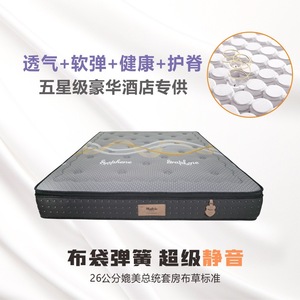 ที่นอนโรงแรมพิเศษ สปริงพ็อกเก็ตแยกอิสระ หนา 26 ซม. ทนทานสำหรับเตียงโรงแรม - Product Image 1