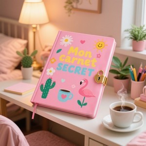 Diario Notebook Girl Student Journal Intime Fille Hand Account Gift Set para niñas Contraseña con llave de bloqueo - Product Image 1