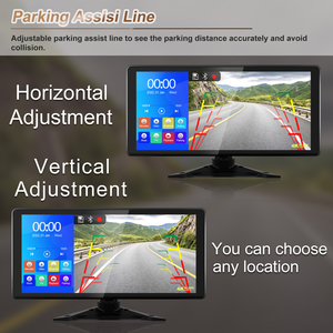 Máy Ghi Hình DVR MP4 4 Kênh Màn Hình Chia Nhỏ 10.36 Inch Cho Xe Hơi Với Camera Dự Phòng AHD Phía Trước Phía Sau Cho Xe Tải/Xe Buýt/Xe Kéo/RV - Product Image 6