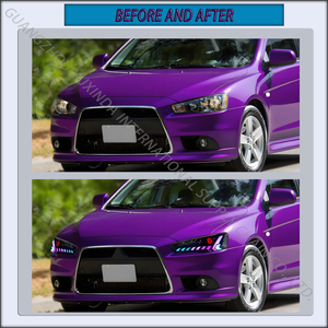 Phares Avant LED de Haute Qualité pour <span class=keywords><strong>Mitsubishi</strong></span> Lancer EX 2008-2023 Lancer EVO X, Accessoires RGB, Kits Carrosserie, Feu Avant 08-23 - Product Image 2