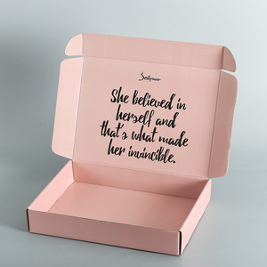High grade corrugated cardboard box gift box corrugated box customized logo