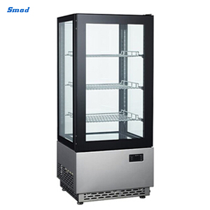 Commercial Fridge Glass Door Display Cabinet Ice Upright <b>Freezer</b> Dss-350wbr(d) Commercial Fridge - Product Image 2