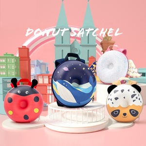 Mochila Escolar Unisex para Niños de Jardín de Infancia CN <span class=keywords><strong>2023</strong></span>, Ultraligera e Impermeable, de EVA y Poliéster, con Estampado de Donuts - Product Image 2