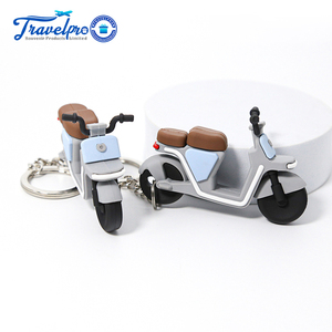 Factory Price Custom 3D Logo Electric Bicycle Rubber Sillicon Key Chain Plastic 3d Soft Cartoon Pvc Keychain Ring