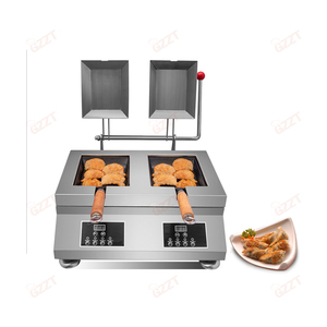 Freidora de bolas de masa hervida automática Cocina eléctrica <span class=keywords><strong>Gyoza</strong></span> Freidora de acero inoxidable Hierro fundido frito sin recubrimiento Máquina para Hacer bolas de masa hervida - Product Image 4