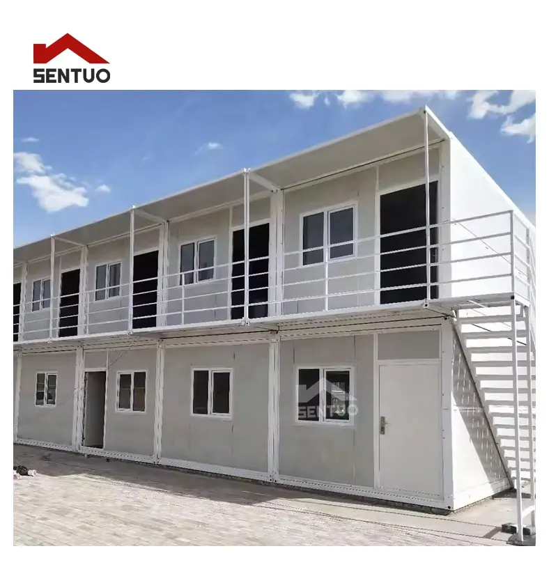 Outdoor Camping Prefab 20ft 40ft Modular Detachable House Container Waterproof Prefabricated Portable Folding Container House