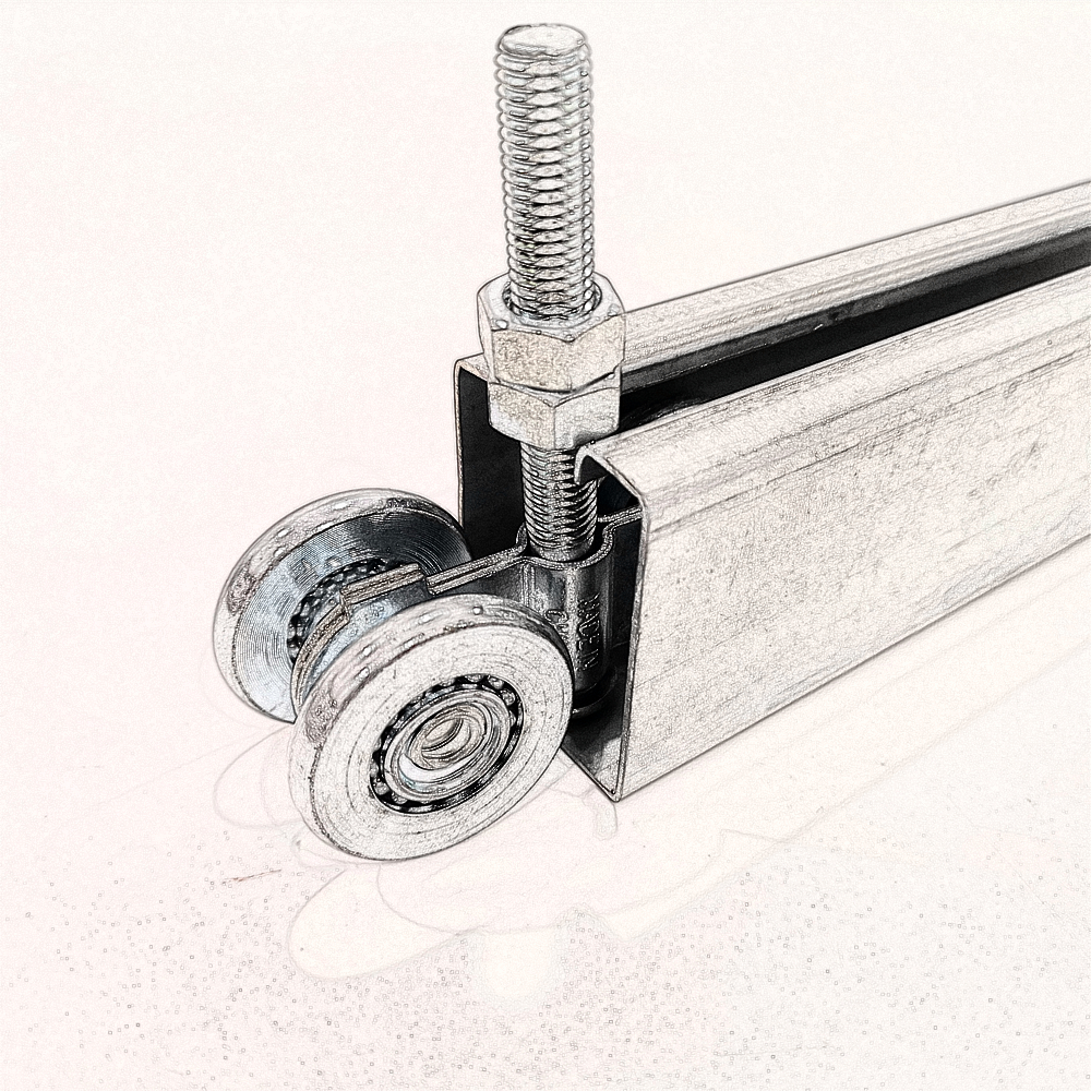 Раздвижные двери шкафа и ящики грузовых рельсовых ворот для продажи