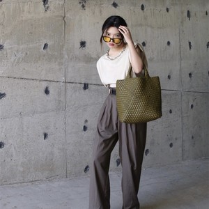 Nouveau sac à main pliable, durable, grande capacité, multicolores, personnalisable, imperméable, avec fermeture à clé, en <span class=keywords><strong>cuir</strong></span> PU, avec bandoulière - Product Image 4