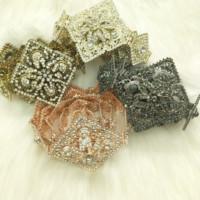 Ceinture en métal avec chaîne en or français pour femmes, longueur réglable, robe caftan de mariage marocaine avec ceinture en cristal