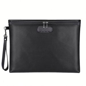 CUSTOM Hot Sale Fireproof and Waterproof Filing Products <b>Document</b> Storage <b>Bag</b> for Money and Files - Product Image 3