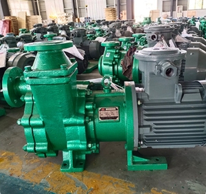 Bomba Autocebante Magnética con Revestimiento de Flúor SUOU WF 65-50-120F - Bomba de Accionamiento Magnético de Alta Presión sin Fugas - Product Image 1