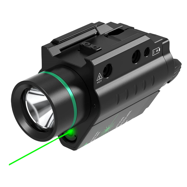 Green Laser Flashlight  200 Lumen   Light Outdoor Dot Sight