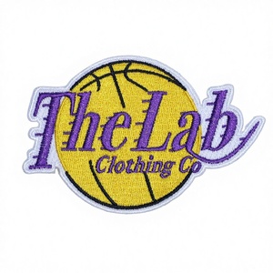 تصميم شعارات أندية كرة القدم المخصصة، رقع مطرزة بالجملة، ملصقات تطريز قابلة للكي على قمصان كرة السلة - Product Image 1