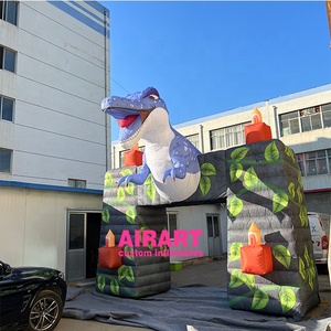 Hình Ảnh Hoạt Hình Vòm Khủng Long Chân Vuông Bơm Hơi Tùy Chỉnh Mới - Product Image 5