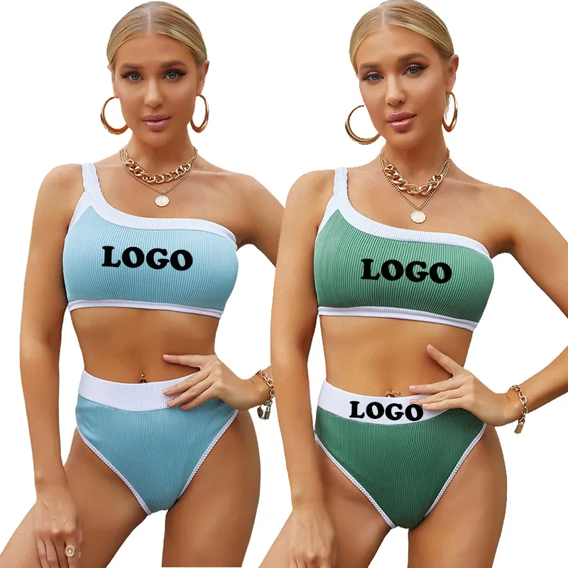 2022 biquínis sensuais e roupa de praia (old), duas peças, conjunto de biquíni multicolor, mini biquínis de natação