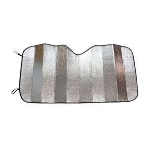 Custom Sunshade Logo Printed Front Side <b>Window</b> Folded Bubble Pe Aluminum Foil Car Sun <b>Shade</b> - Product Image 4