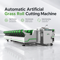 Machine professionnelle de découpe de rouleaux de gazon artificiel 4880 mm, haute précision, contrôle automatique PLC Servo VFD, moteur 4KW XPRO