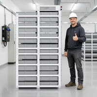 Batería solar de almacenamiento de energía para el hogar, híbrida, apilable, de alto voltaje, LiFePO4 BYD Blade, 20-100 kWh, CC 200V-1000V, con CAN para conexión a red.