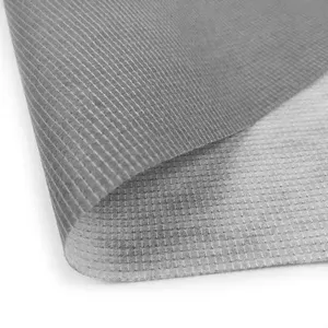 100% <span class=keywords><strong>polyester</strong></span> màu xám nhà máy trực tiếp bán buôn <span class=keywords><strong>sofa</strong></span> lót khâu trái phiếu vải rPet stitchbond không dệt vải - Product Image 1