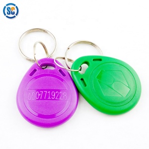 Venta caliente a prueba de agua 13,56 MHz frecuencia NFC activo RFID Keytags para membresía pago comercial etiquetas de llavero de PVC personalizadas - Product Image 6