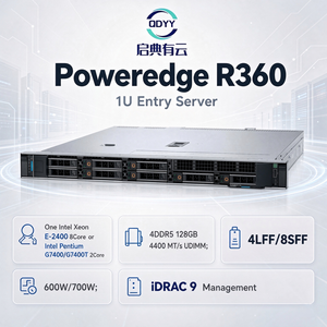 Servidor en Rack 1U PowerEdge R360, Intel Xeon E-2400 de 8 Núcleos, 128 GB de RAM DDR5, SSD NVMe, Servidor de Computación Empresarial - Product Image 1