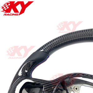 พวงมาลัยคาร์บอนไฟเบอร์สไตล์รถแข่งสำหรับ BMW 540i G30 G20 M4 M5 F90 M8 X3 X5 430i F40 F44 F97 340i F98 F95 G01 G06 G07 M3 - Product Image 2