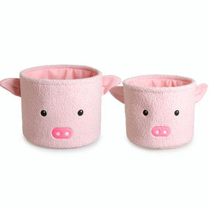 Eco-friendly Soft <strong>Teddy</strong> Velvet Storage Basket Cute <strong>Bear</strong> Animals Baby Shower Toys Organizer Children Room Decorative Accessories - Product Image 2