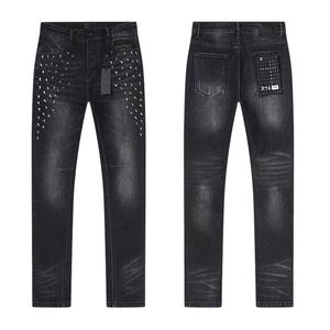 Jeans déchirés pour hommes, styles variés, coupe droite, denim, streetwear, jeans tendance pour hommes - Product Image 1