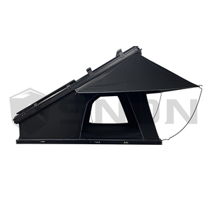 SNDN - Tienda de Campaña de Techo Rígida con Techo Abatible en X, Gran Espacio, para Campamento al Aire Libre, Impermeable, para Todas las Estaciones, con Escalera y LED - Product Image 2