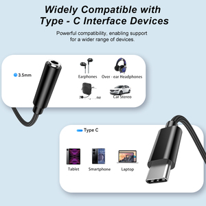 <span class=keywords><strong>Adaptateur</strong></span> audio en alliage d'aluminium nickelé A339 USB3.0 DAC Chip Type C-to-DC Braid Nylon Mesh Câble <span class=keywords><strong>USB</strong></span> <span class=keywords><strong>pour</strong></span> moniteur de microphone - Product Image 4