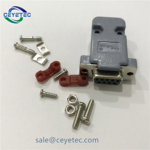 Cubierta de plástico ABS de 9 pines, carcasa de conector DB de 9 pines DB2W2 9 P, cubierta de plástico para Cable - Product Image 4
