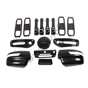 Accessoires WZXD, kit extérieur en fibre de carbone ABS, couvre-poignées, couvre-miroirs pour Ram 1500 2023 - Product Image 1