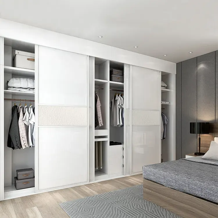 Cbmmart thiết kế hiện đại đi bộ trong tủ quần áo lưu trữ cho hộ gia đình phòng ngủ với đèn LED