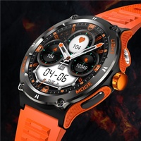 Reloj Inteligente KT76 en Oferta, Reloj Deportivo Digital para Exteriores, Resistente al Agua, con Llamadas Bluetooth, Linterna, Smartwatch