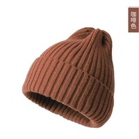 Bonnet en tricot jacquard uni avec motif écossais style Dobby – Chapeau d'hiver pour adultes – Prêt pour les voyages
