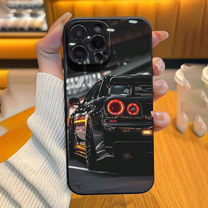 Cover per Cellulare di Lusso con Stampa di Auto Sportive, Stile Cool per iPhone X Xr Xs 11 12 13 14 15 16 17 Pro Max - Product Image 1